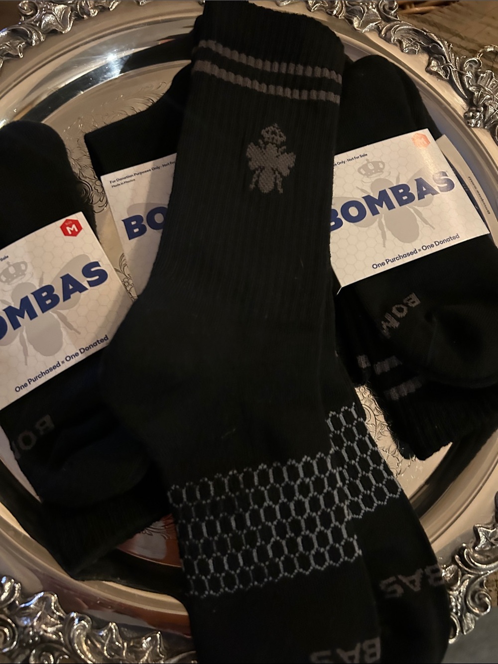 Bamba Black Socks